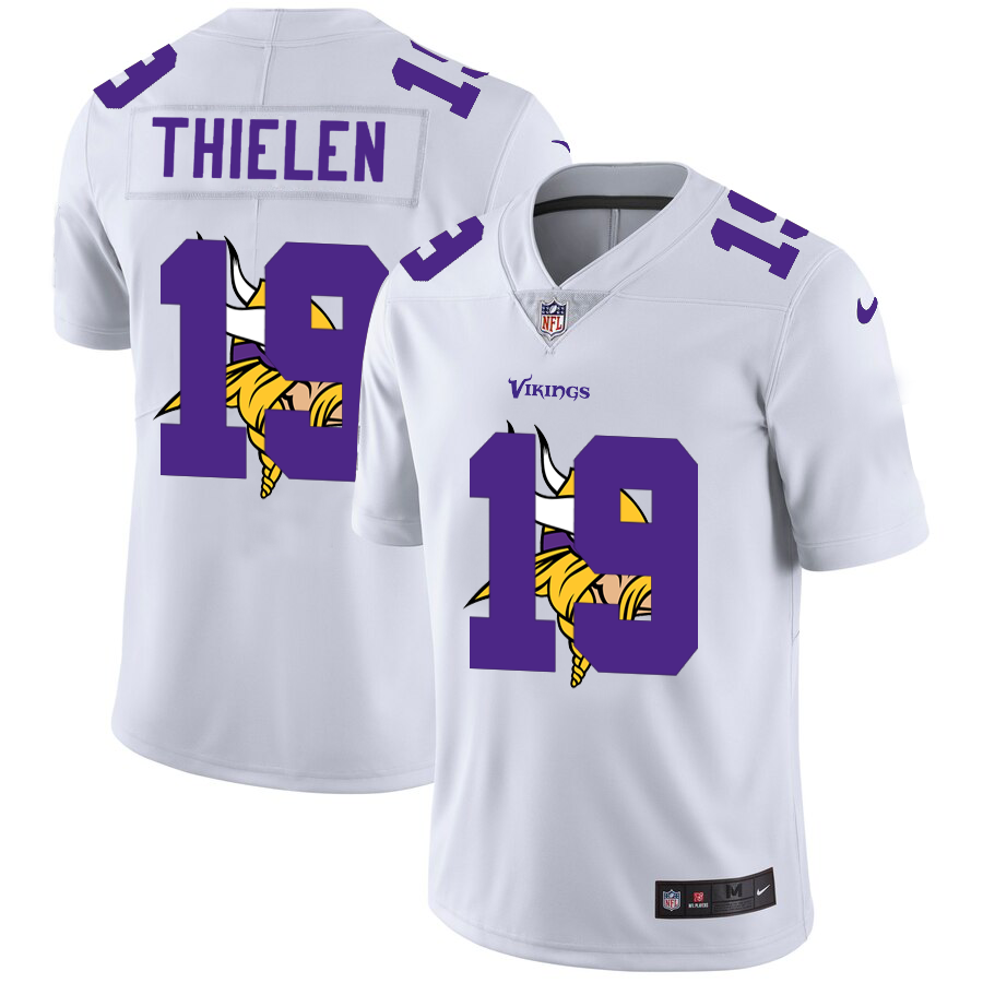 2020 New Men Minnesota Vikings #19 Thielen white Limited NFL Nike jerseys->minnesota vikings->NFL Jersey